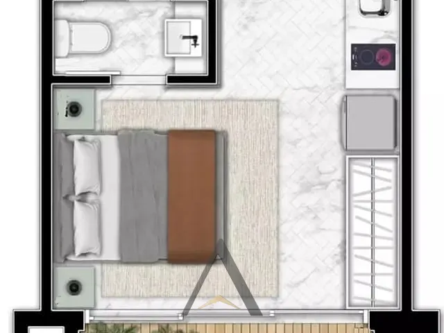 Studio à venda, no bairro Itaim Bibi em São Paulo