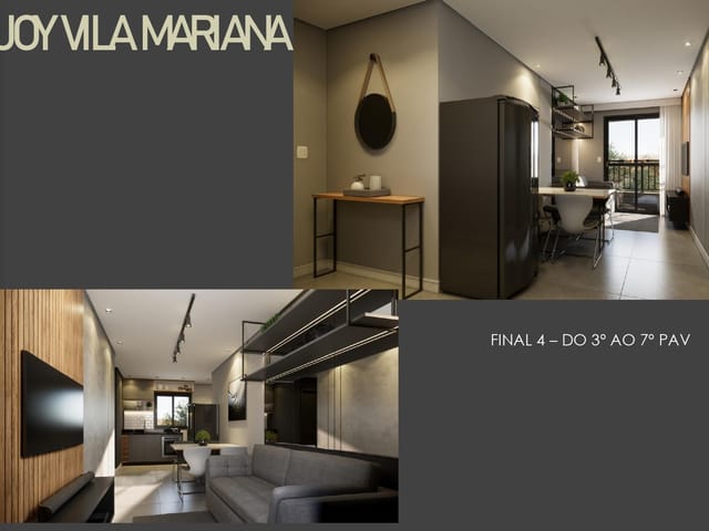 Studio 1 quarto e 1 banheiro, à venda, no bairro Chácara Inglesa em São Paulo