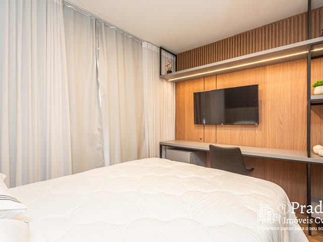 Studio com 30m² 1 quarto e 1 banheiro, à venda, no bairro Portão em Curitiba