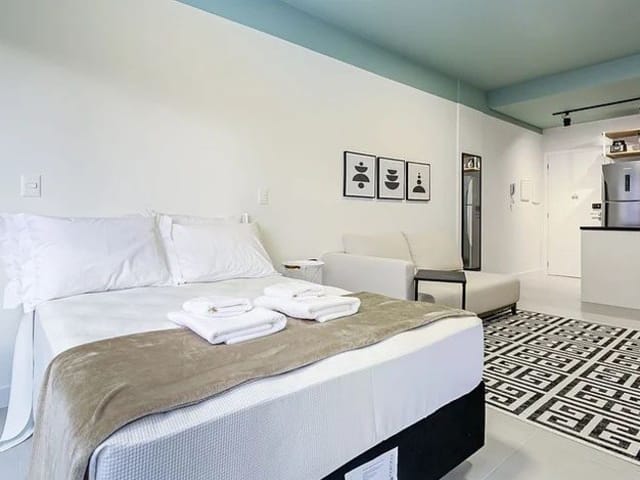 Foto do Studio - Studio MOBILIADO e FINANCIÁVEL à venda no Arbori Residence - Pantanal - Florianópolis/SC | Costão Sul Imóveis