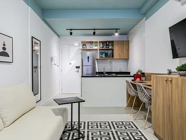 Foto do Studio - Studio MOBILIADO e FINANCIÁVEL à venda no Arbori Residence - Pantanal - Florianópolis/SC | Costão Sul Imóveis