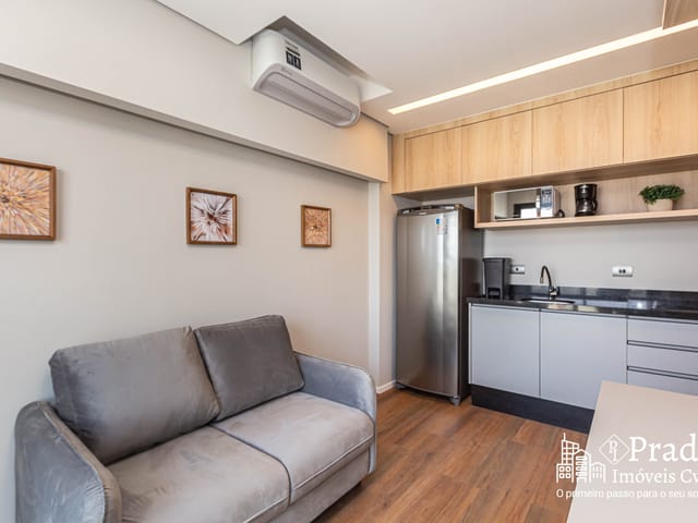 Studio com 51m² 1 quarto e 1 banheiro, à venda ou para alugar, no bairro Água Verde em Curitiba