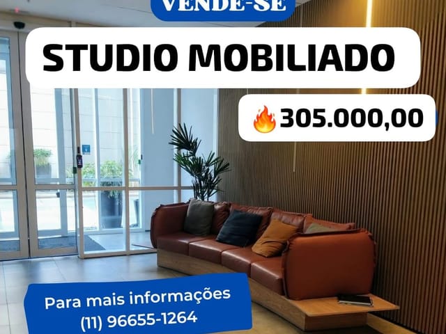 Studio com 22m², à venda, no bairro Barcelona em São Caetano do Sul
