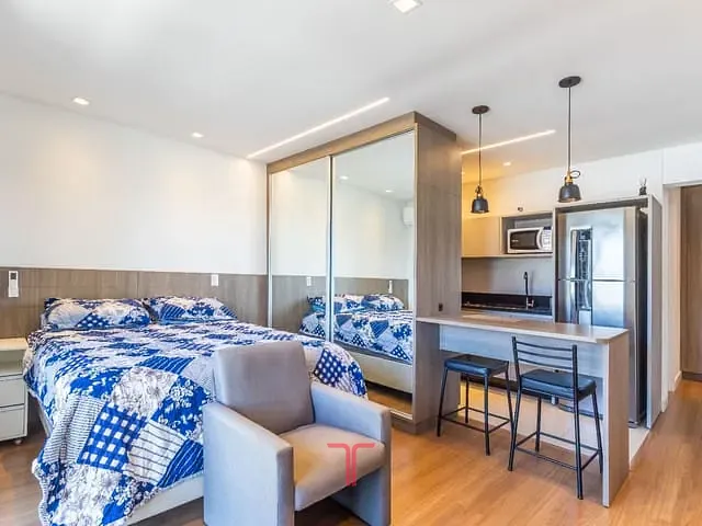 Studio com 37m², à venda, no bairro Capão Raso em Curitiba