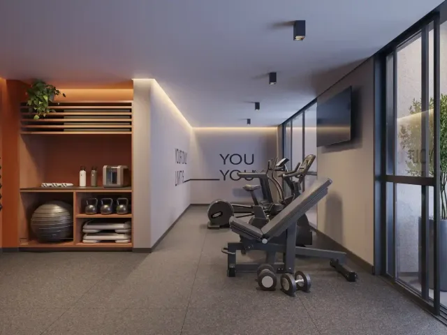 Studio com 31m² 1 quarto e 1 banheiro, à venda, no bairro Novo Mundo em Curitiba