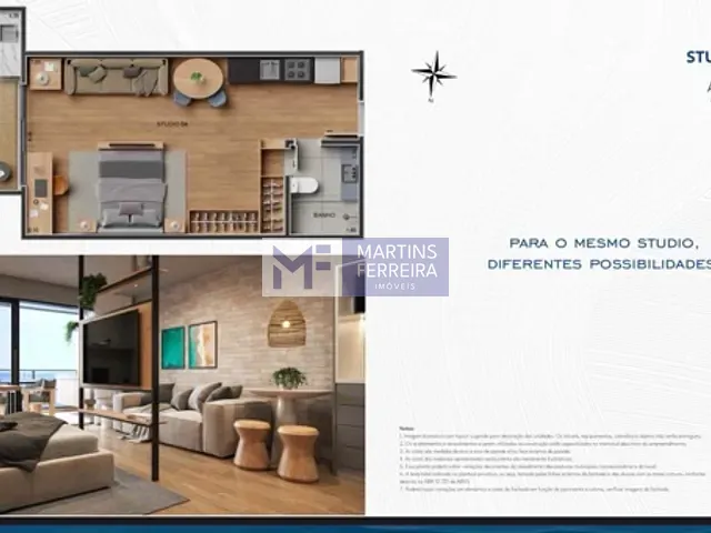 Studio com 50m² 1 quarto e 1 banheiro, à venda, no bairro Recreio dos Bandeirantes em Rio de Janeiro