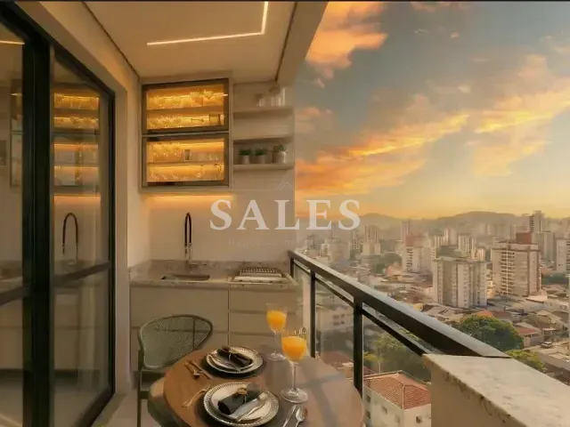 Studio com 24m² 1 quarto e 1 banheiro, à venda, no bairro São Pedro em Juiz de Fora