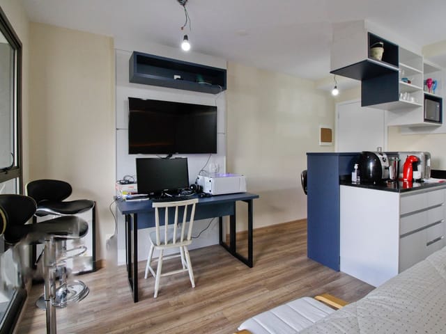 Foto do Studio - Apartamento Studio ao lado do metrô Sumaré com 1 quarto, 1 vaga de garagem | Vista Livre