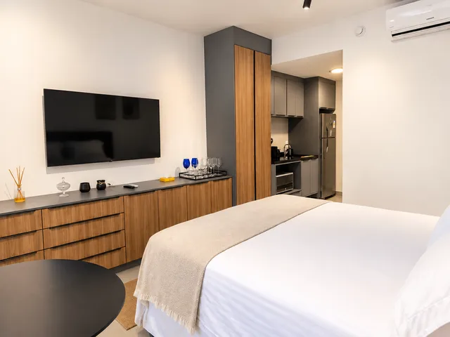 Studio 1 quarto e 1 banheiro, para alugar, no bairro Itaim Bibi em São Paulo
