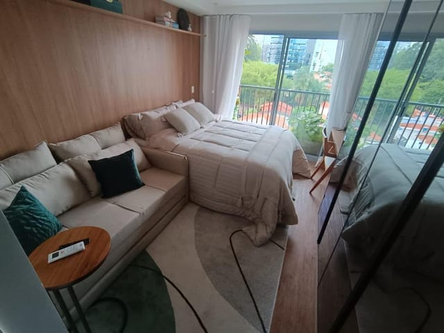Studio 1 quarto e 1 banheiro, para alugar, no bairro Vila Cordeiro em São Paulo