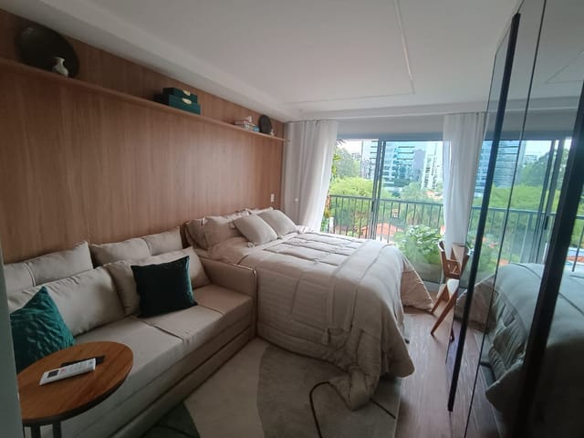 Studio 1 quarto e 1 banheiro, para alugar, no bairro Vila Cordeiro em São Paulo