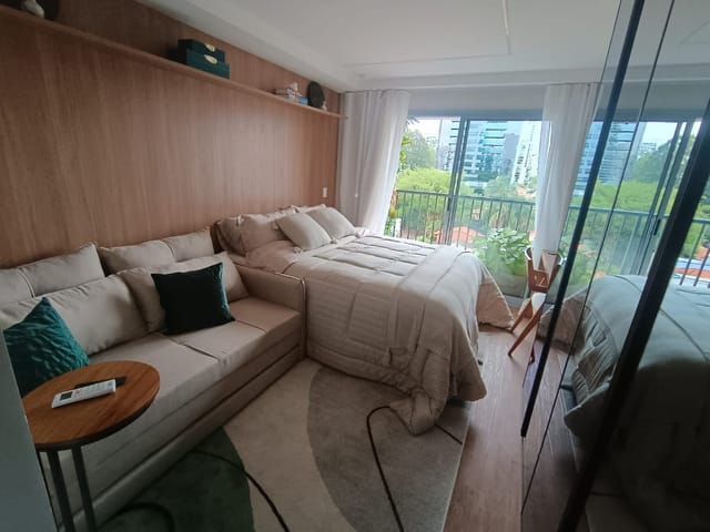 Studio 1 quarto e 1 banheiro, para alugar, no bairro Vila Cordeiro em São Paulo