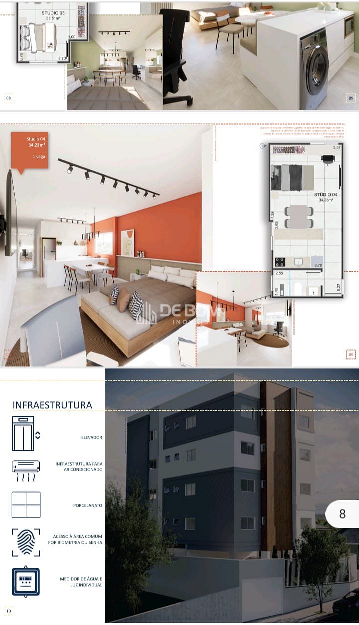 Apartamento, 1 quarto, 34 m² - Foto 3