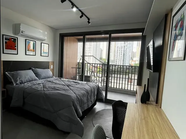 Studio 1 quarto e 1 banheiro, para alugar, no bairro Vila Regente Feijó em São Paulo
