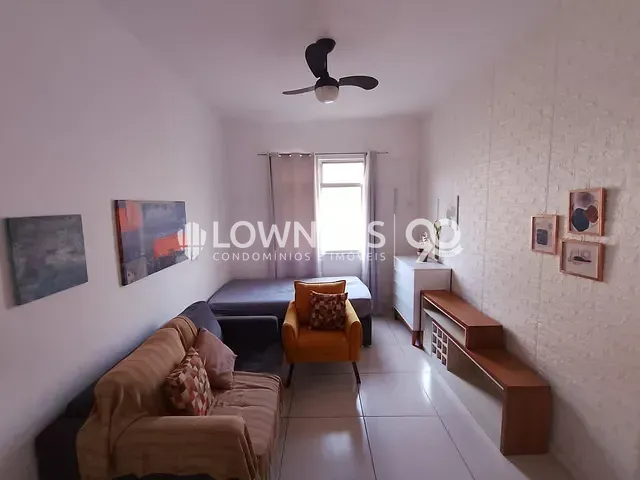 Studio com 26m² 1 quarto e 1 banheiro, para alugar, no bairro Laranjeiras em Rio de Janeiro