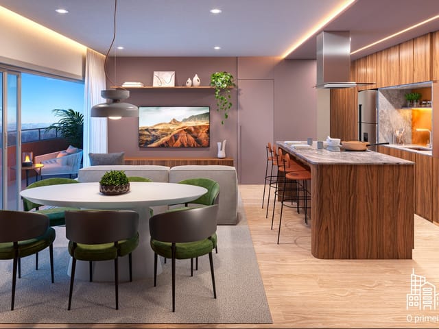 Studio com 58m² 1 quarto e 1 banheiro, à venda, no bairro Batel em Curitiba