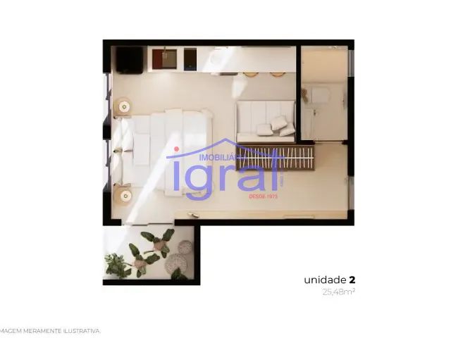 Studio 1 quarto e 1 banheiro, à venda, no bairro Vila Guarani (Z Sul) em São Paulo