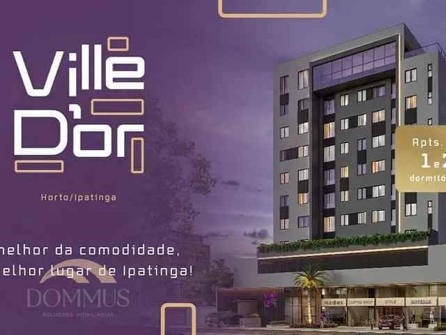 Studio 1 quarto e 1 banheiro, à venda, no bairro Horto em Ipatinga