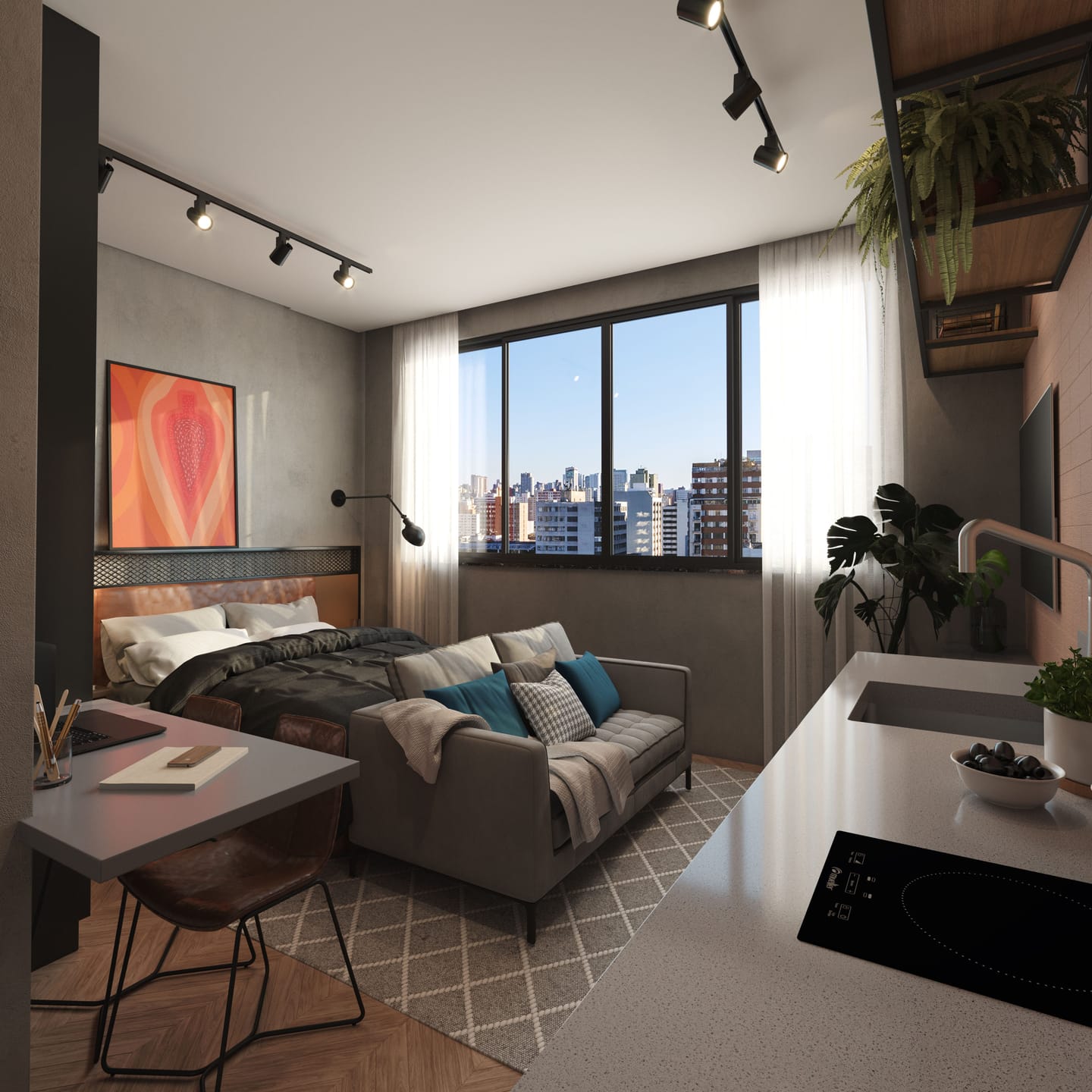 Apartamento, 2 quartos, 34 m² - Foto 2