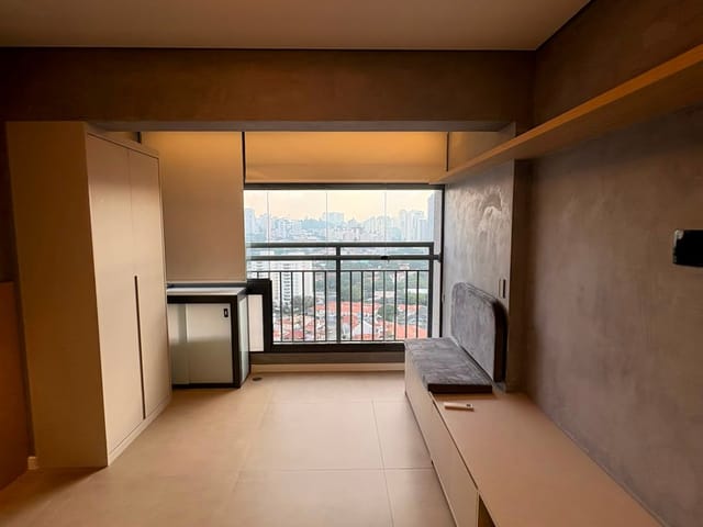 Studio com 25m² 1 quarto e 1 banheiro, para alugar, no bairro Vila Firmiano Pinto em São Paulo