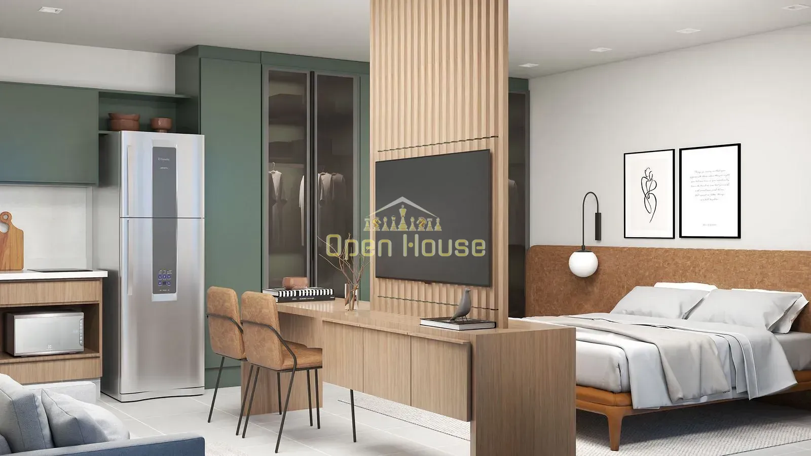Apartamento, 1 quarto, 43 m² - Foto 2