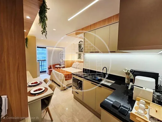Studio 1 quarto e 1 banheiro, à venda, no bairro Brooklin Paulista em São Paulo