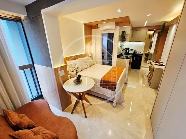 Studio 1 quarto e 1 banheiro, à venda, no bairro Brooklin Paulista em São Paulo