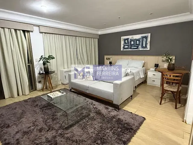 Studio com 40m² 1 quarto e 1 banheiro, para alugar, no bairro Barra da Tijuca em Rio de Janeiro