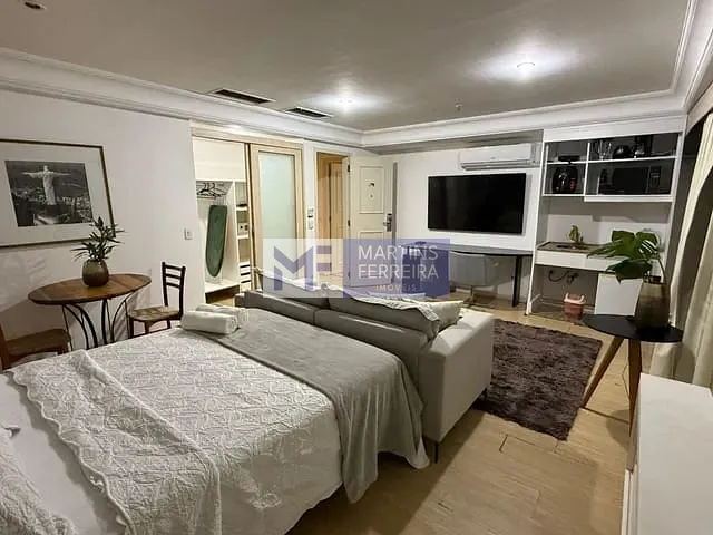 Studio com 40m² 1 quarto e 1 banheiro, para alugar, no bairro Barra da Tijuca em Rio de Janeiro