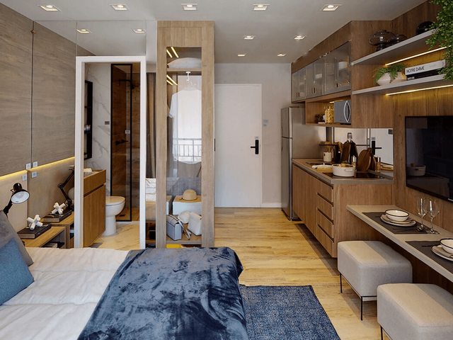 Foto do Studio - 🏙️ Seu Novo Começo no Max Belém: Studio de 24,35m² Moderno, Prático e à 300m do Metrô! | Organização Imobiliária Açores