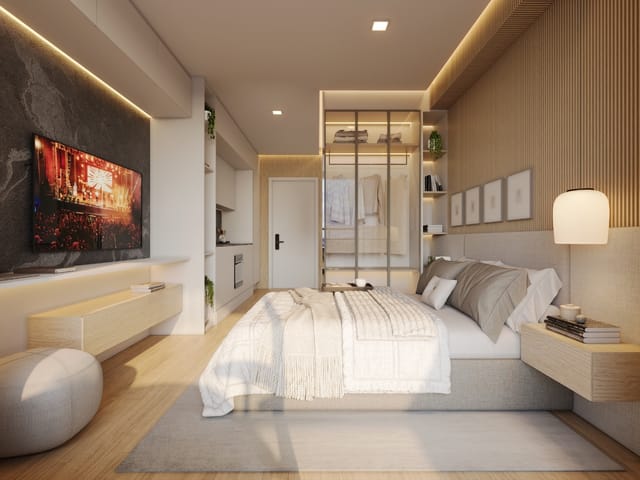 Studio 1 quarto e 1 banheiro, à venda, no bairro Centro em Curitiba