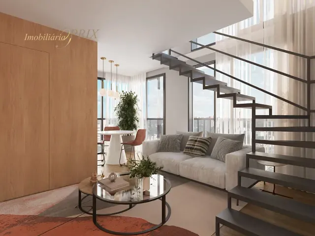 Apartamento 1 quarto e 2 banheiros, à venda, no bairro Centro em Curitiba