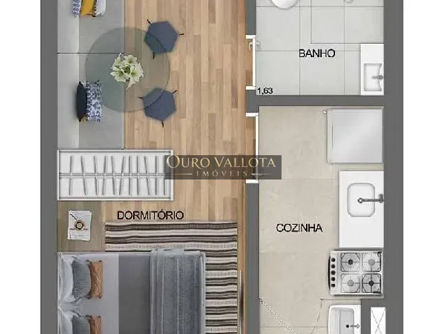Studio 1 quarto e 1 banheiro, à venda, no bairro Vila Independência em São Paulo