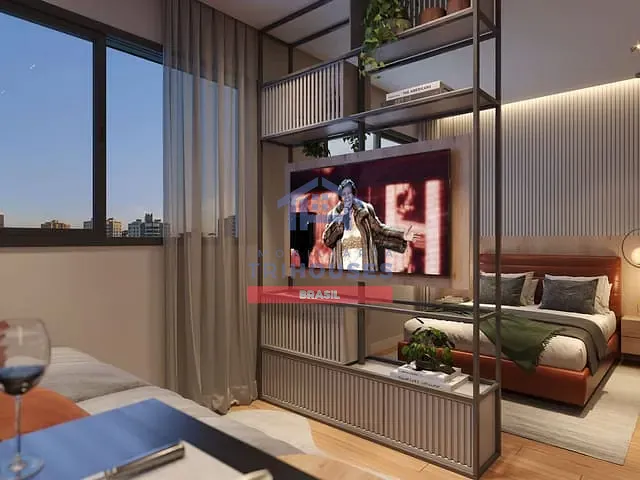 Studio 1 quarto e 1 banheiro, à venda, no bairro Rebouças em Curitiba