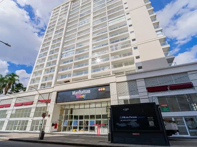 Studio com 29m² 1 quarto e 1 banheiro, para alugar, no bairro Centro em Curitiba