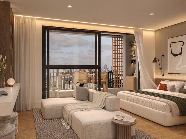 Studio 1 quarto e 1 banheiro, à venda, no bairro Ahú em Curitiba