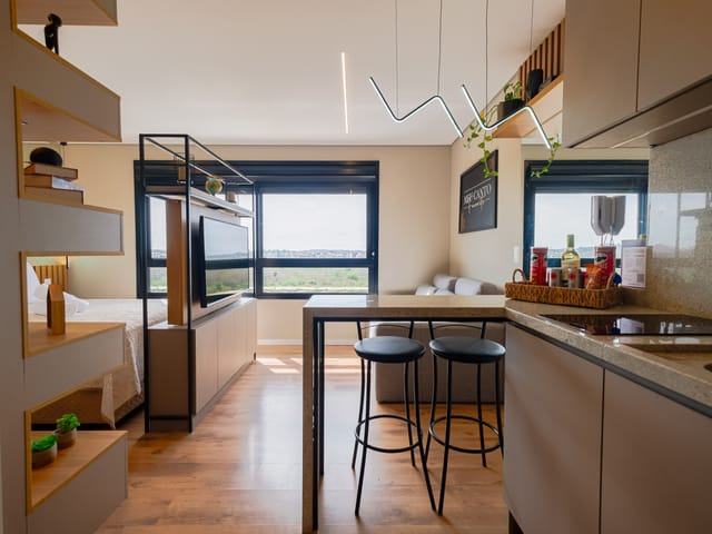 Studio 1 quarto e 1 banheiro, à venda, no bairro São Gonçalo em Pelotas