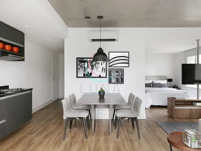 Studio 1 quarto e 2 banheiros, para alugar, no bairro Cidade Monções em São Paulo
