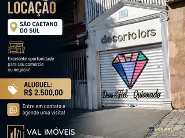 Loja para alugar, no bairro Nova Gerty em São Caetano do Sul