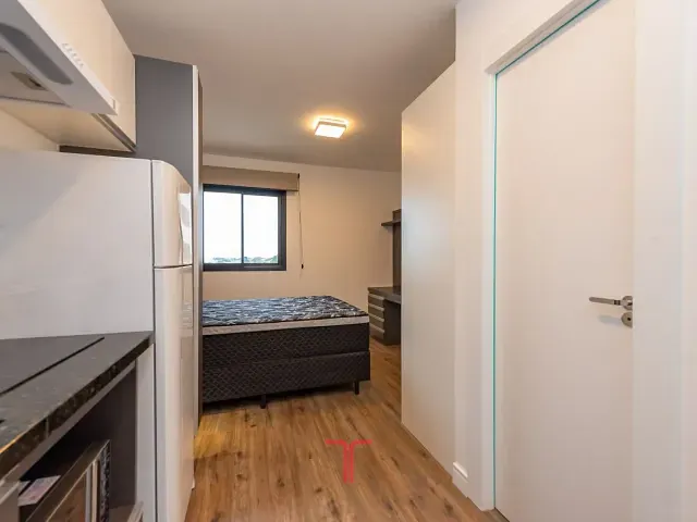 Studio com 28m² 1 quarto e 1 banheiro, para alugar, no bairro Novo Mundo em Curitiba
