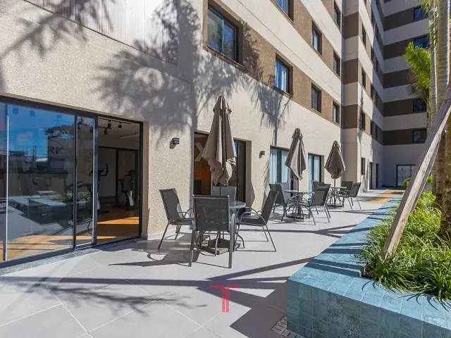 Studio com 28m² 1 quarto e 1 banheiro, para alugar, no bairro Novo Mundo em Curitiba