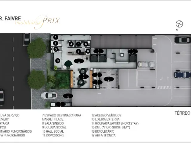 Studio 1 quarto e 1 banheiro, à venda, no bairro Centro em Curitiba