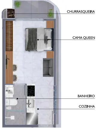 Apartamento, 1 quarto, 24 m² - Foto 17