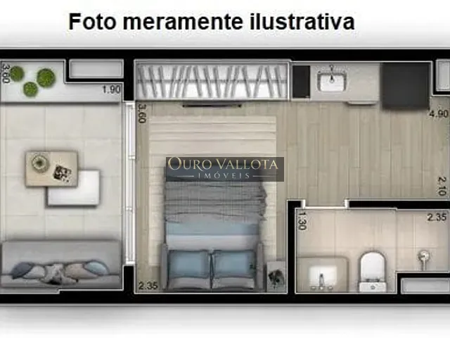 Studio 1 quarto e 1 banheiro, à venda, no bairro Vila Clementino	 em São Paulo