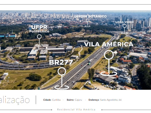 Studio 1 quarto e 1 banheiro, à venda, no bairro Cajuru em Curitiba