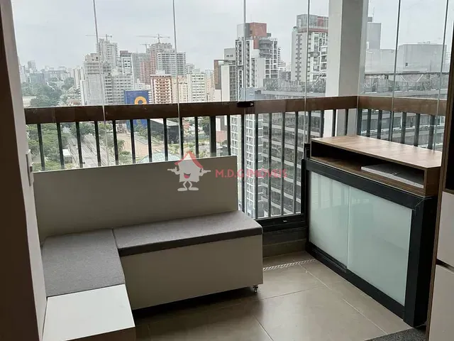 Studio 1 quarto e 1 banheiro, para alugar, no bairro Brooklin Paulista em São Paulo
