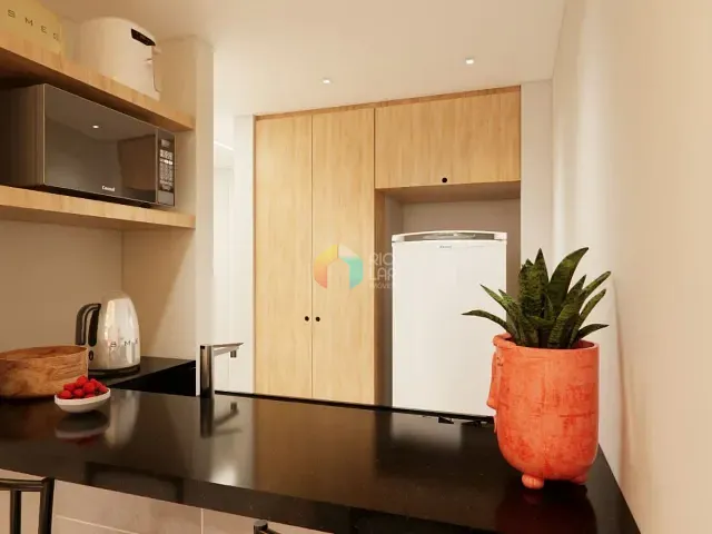 Studio com 39m² 1 quarto e 1 banheiro, à venda ou para alugar, no bairro Centro em Rio de Janeiro