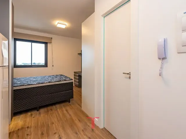 Studio com 28m² 1 quarto e 1 banheiro, para alugar, no bairro Novo Mundo em Curitiba