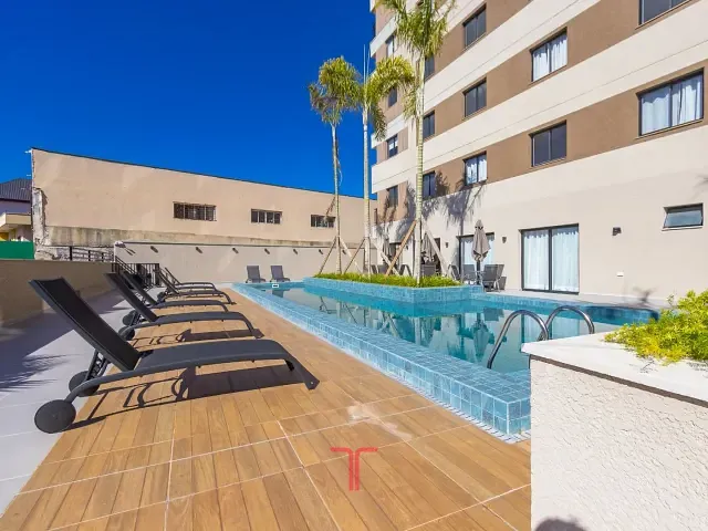 Studio com 28m² 1 quarto e 1 banheiro, para alugar, no bairro Novo Mundo em Curitiba