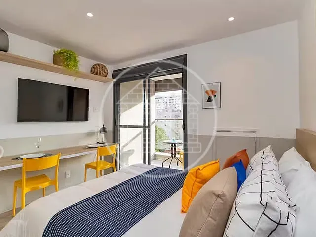 Studio com 28m² 1 quarto e 1 banheiro, à venda, no bairro Pinheiros em São Paulo